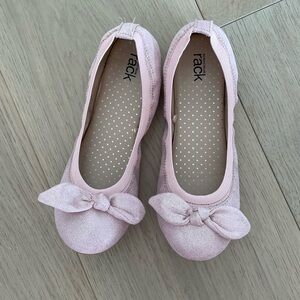 Pink flats
